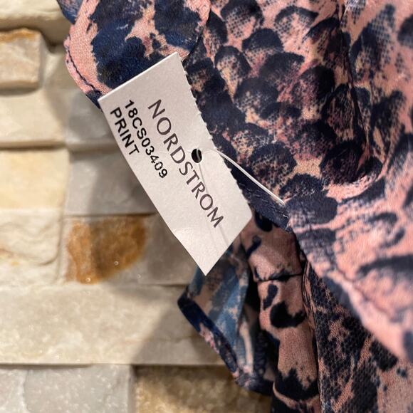 Cooper St 14 Off-Shoulder Midi Dress | Snakeskin Print, Ruffle, NWT $190 - Picture 4 of 12